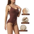 thumbnail image 6 of Deago Womens' Slimming Bodysuit Tummy Control Shapewear Seamless Sculpting Thong Body Shaper Tank Top (Coffee, 2XL), 6 of 10