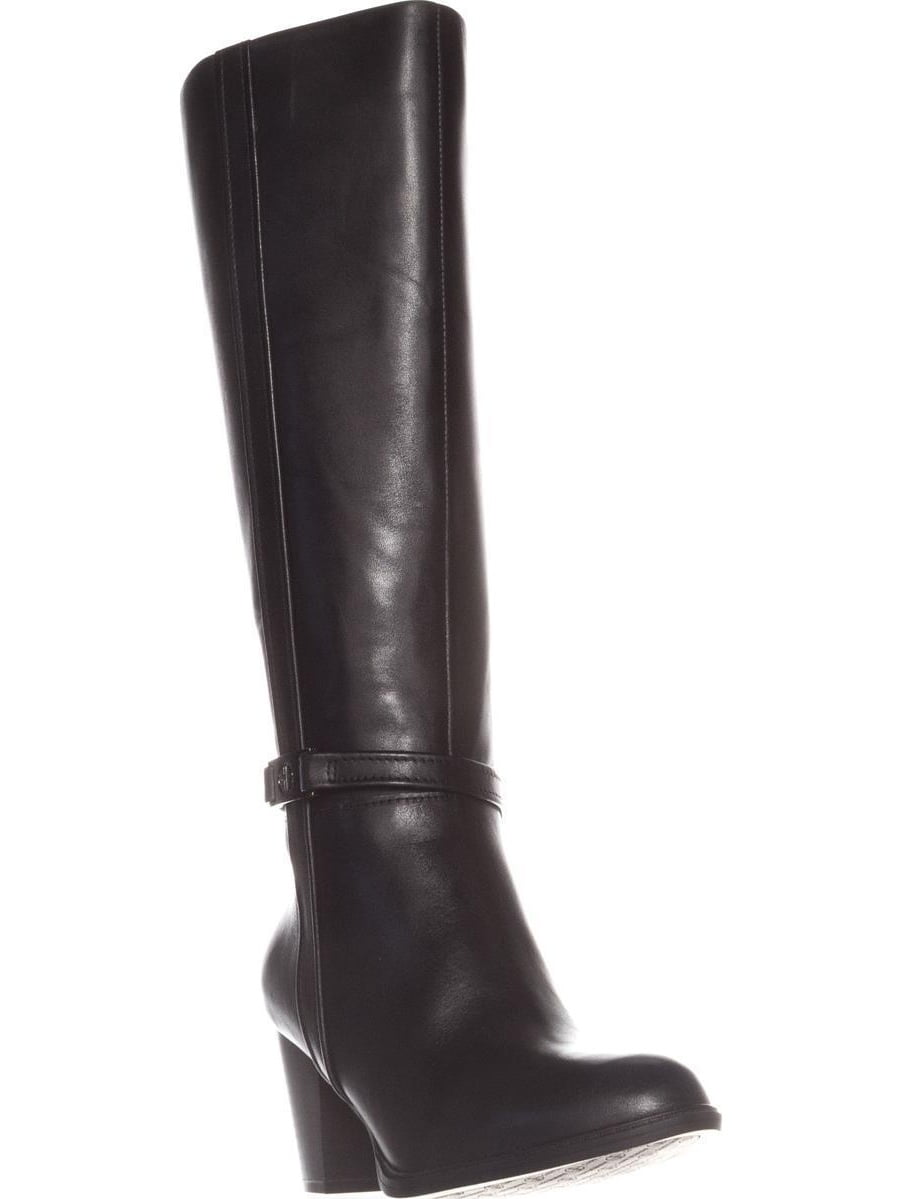 Womens GB35 Raiven2 KneeHigh Dress Boots, Black Leather