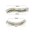 thumbnail image 3 of Slip On Motorcycle Exhaust Pipe Muffler Exhaust Middle Link Pipe For Yamaha YZF-R1 R1 2004 2005 2006 2007-2019, 3 of 5