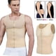 thumbnail image 2 of Para hombre adelgazante moldeador de cuerpo camisas de compresión de ginecomastia Control de barriga fajas cintura pecho Abs chaleco delgado corsé masculino, 2 of 5