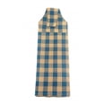 thumbnail image 1 of Mr. MJs Trading AG-36250 Hanging & Tie Button Towel, Navy Check, 1 of 1