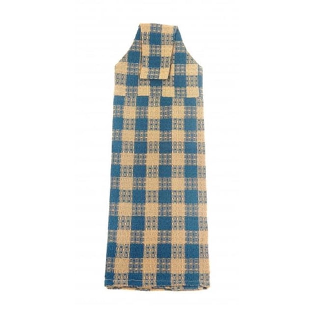 Mr. MJs Trading AG-36250 Hanging & Tie Button Towel, Navy Check