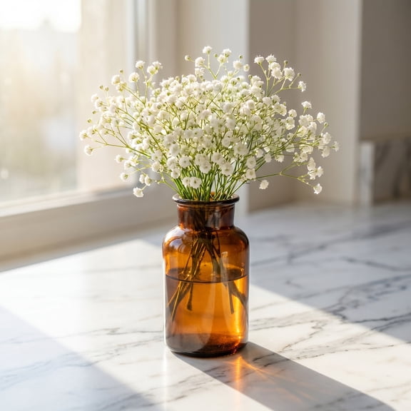 REGALWOVEN Modern Glass Vase for Flowers, Thickened Geometric Flower Vase, Small Decorative Vase for Shelf Table Decor Dark Brown 2.6"L x 2.6"W x 4.9"H