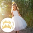thumbnail image 2 of FELTECHELECTR 6 coronas de cumpleaños con purpurina, sombreros de fiesta, coronas de príncipe para niños y adultos, decoraciones de fiesta (doradas), 2 of 7
