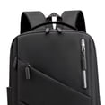 thumbnail image 3 of Vbsqjc Black Waterproof Business Backpack with USB Charging Port Laptop Backpack 1Pc, 3 of 5