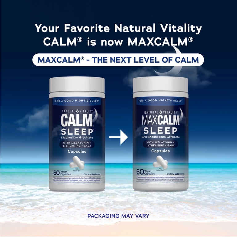 Natural Vitality Calm Sleep Magnesium Glycinate, 60 Count photo 7