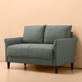 thumbnail image 2 of Zinus Jackie 2 Seat Loveseat, Green Stone, 2 of 7