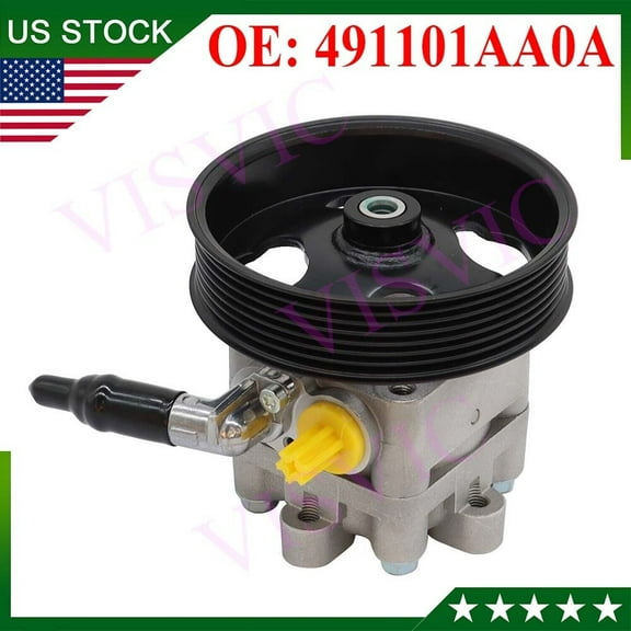 New Power Steering Pump w/Pulley For 2009-2014 Nissan Murano 3.5L 491101AA0A