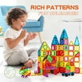 thumbnail image 4 of 30/50/100PCS Magnetic Tiles Building Blocks, Medium Size Colorful Window STEM Toys, Educational Construction Set for Kids 3+, Creative Stacking Play Kit, Ideal Gift for Boys Girls, 4 of 6