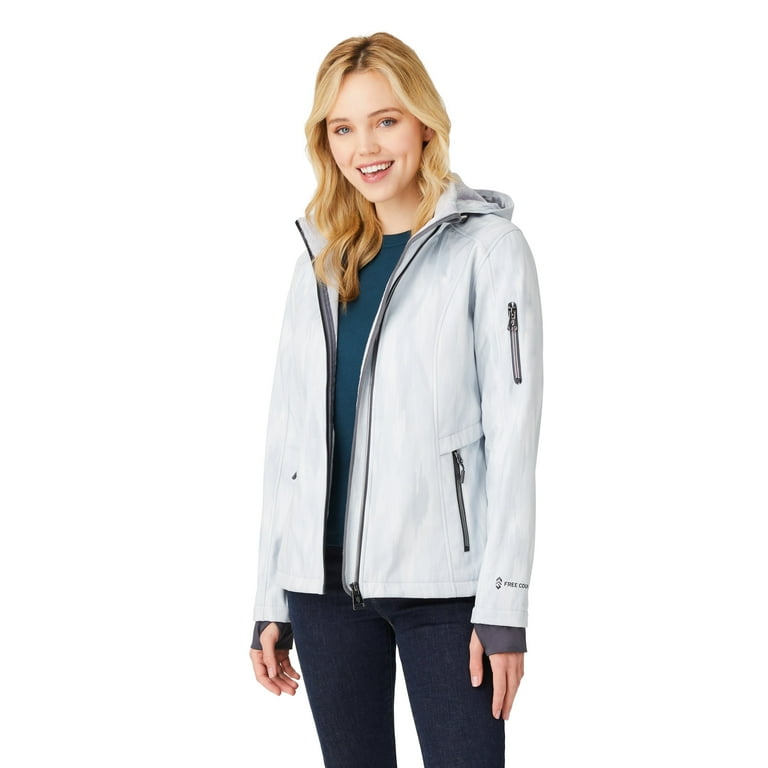 Free country women's softshell jacket with detachable hood 2025
