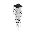 thumbnail image 3 of Elegant Lighting Weston 36-Lights Modern Metal and Crystal Pendant in Black, 3 of 8