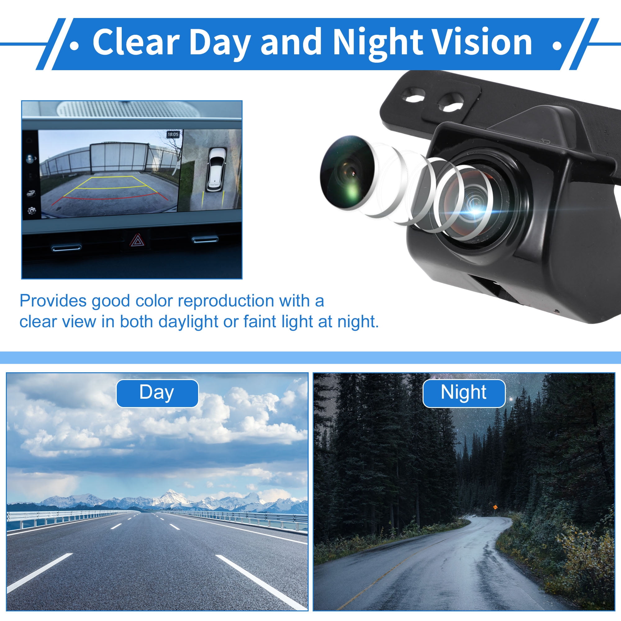 Unique Bargains Car Park Assist Camera for Chevrolet Suburban/Tahoe 2021-2024 No.84710883