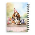 thumbnail image 2 of Happy Mother's Day Basset Hound with Sweets and Flowers at a Picnic Spiral Bound Journal Bassets Dog Breed Lovers Gifts Idea 5x7in Spiral Notebook - 13005, 2 of 5
