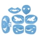thumbnail image 3 of Plantillas de pintura facial, kit de plantillas de pintura facial, kit de plantillas faciales, plantillas de tatuaje, rendimiento de primer nivel, 3 of 9