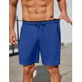 thumbnail image 5 of Pinspark Men's Athletic Running Shorts 7" Mesh Quick Dry Workout Shorts with Zipper Pockets Lightweight Gym Shorts, 5 of 8