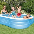 thumbnail image 2 of Intex 57495EP 90" X 90" X 22" Swim Center Family Pool Assorted Colors, 2 of 3