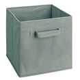 thumbnail image 7 of ClosetMaid Cubeicals Fabric Drawer, Open Storage Organizing Bin, Gray (2 Pack), 7 of 7