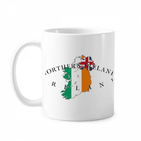 

map al location northern ireland mug pottery cerac coffee porcelain cup tableware