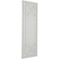 thumbnail image 2 of Ekena Millwork 12"W x 58"H True Fit PVC Bungalow Fixed Mount Shutters, Hailstorm Gray (Per Pair - Hardware Not Included), 2 of 7