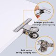 thumbnail image 4 of Metal Hinge Clips, 12 Pack 50mm Bulldog Clips Round, Small Hinge Clips, Binder Gift, 4 of 5