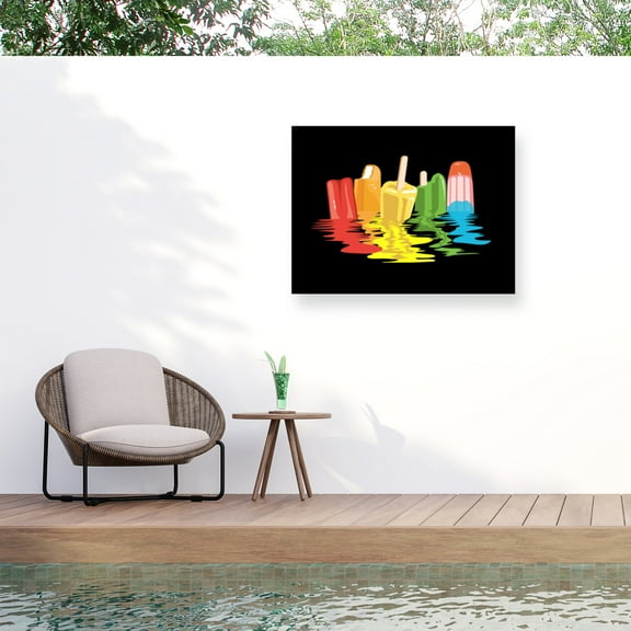 Rachel Caldwell 'Melted Summer Dreams' Outdoor Canvas 14x19