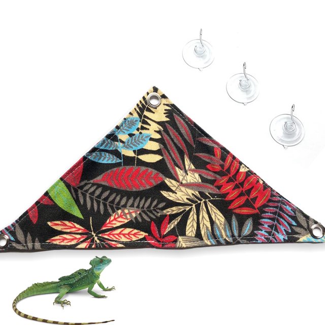 Bearded Dragon Hammock Breathable Decorative Reptile Hammock Lizard Hanging Bed