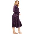 thumbnail image 2 of White Mark Women's Super Soft Lounge Robe, 2 of 5