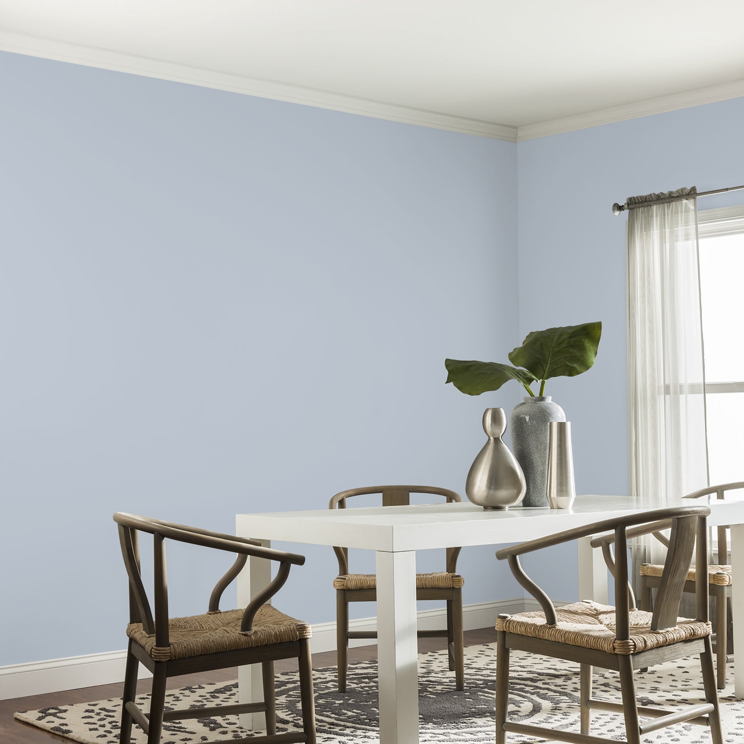 Glidden One Coat Interior Paint and Primer, Blue Dolphin / Blue, Gallon, Eggshell - image 2 of 11