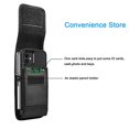 thumbnail image 4 of Phone Holster for Motorola Moto G Power 2022 G Stylus 5G G Pure G Play G Fast G7 Power G7 Play G7 Plus G6 E 2020 E6 Z4 Z3 Nylon Cell Phone Pouch Belt Holder Carrying Case with Clip Loop,Black, 4 of 7