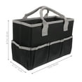 thumbnail image 2 of MLINS 2 Pcs Multifunctional Craft Bag With Pockets Portable Teacher Storage Organizer For Desk Oxford Fabric Carrying Tote For Garden Tools, 2 of 8