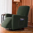 thumbnail image 4 of Subrtex Housse Extensible pour Fauteuil Inclinable 1 Pce, Housse Texturée à Carreaux avec Poches, 4 of 6