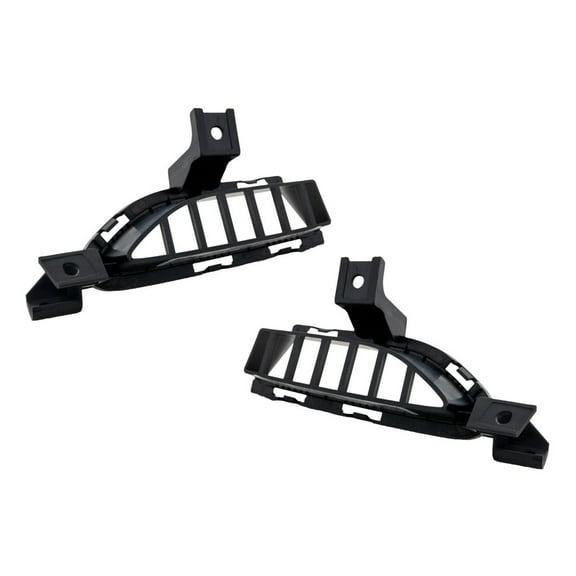 KarParts360 For Nissan Rogue 2021 2022 2023 Bumper Cover Grille Driver And Passenger Side | Pair | Front | Outer | CAPA | Textured Black | PP Plastic | NI1038177C, NI1039177C | 622576RR0A, 622566RR0A