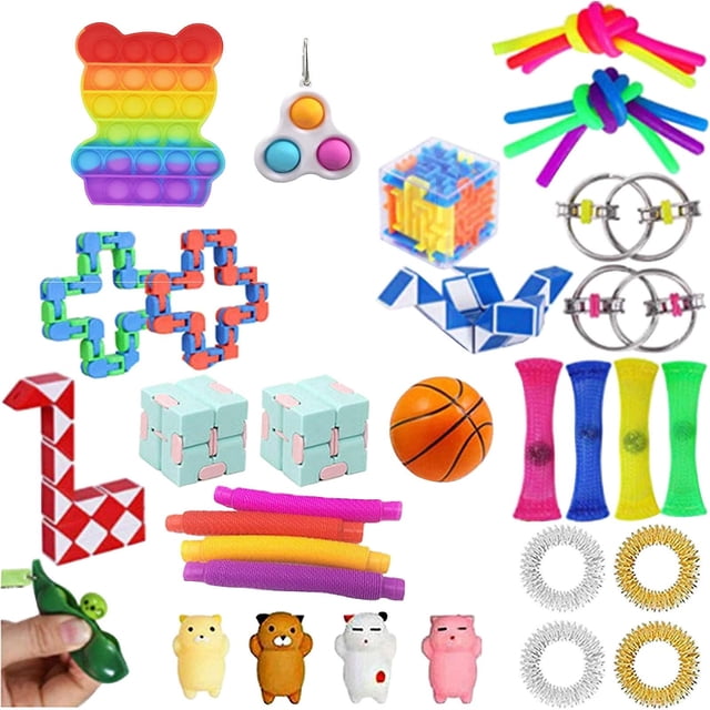 Juguete sensorial Push Bubble Fidget para aliviar el estrés del autismo