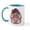 White/Blue Inside, variant on CafePress - Cute Bunny Rabbit Mug - 11 oz Ceramic Mug - Novelty Coffee Tea Cup