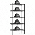 thumbnail image 7 of EDX 5-Tier Storage Shelf Unit,60-Inch Metal Wire Shelving Rack ,Adjustable Layer Height,for Kitchen Garage Living Room, Black, 7 of 7