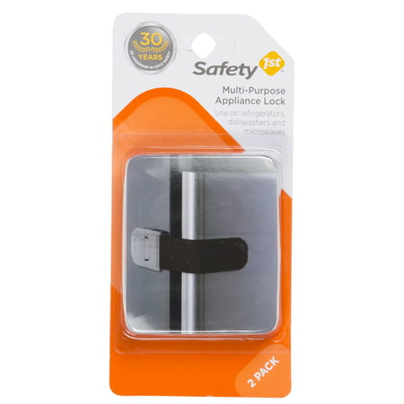 Safety 1ˢᵗ Multi-Purpose Appliance Lock (2pk), Black - Walmart.com