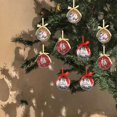 thumbnail image 3 of Adornos de bolas de Navidad Macarena 9 piezas colgantes Rojo Amarillo Verde, 3 of 8