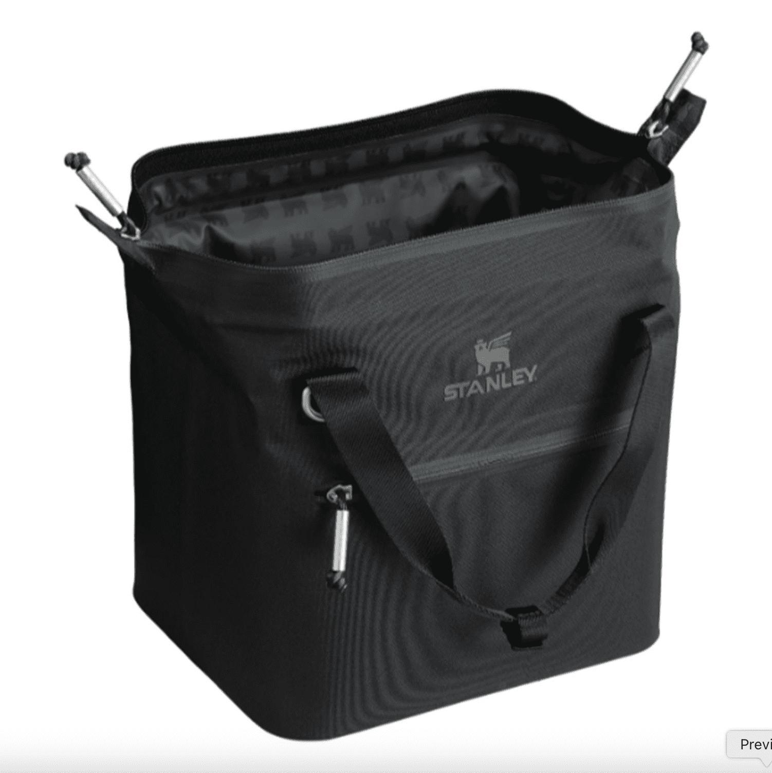 Stanley All Day Julienne Mini Soft Cooler Bag and Lunch Box - Black Color | Can Cooler with Handles and Strap | 12 Hour Cooling | Insulated Travel Bag with Zipper | BPA-Free