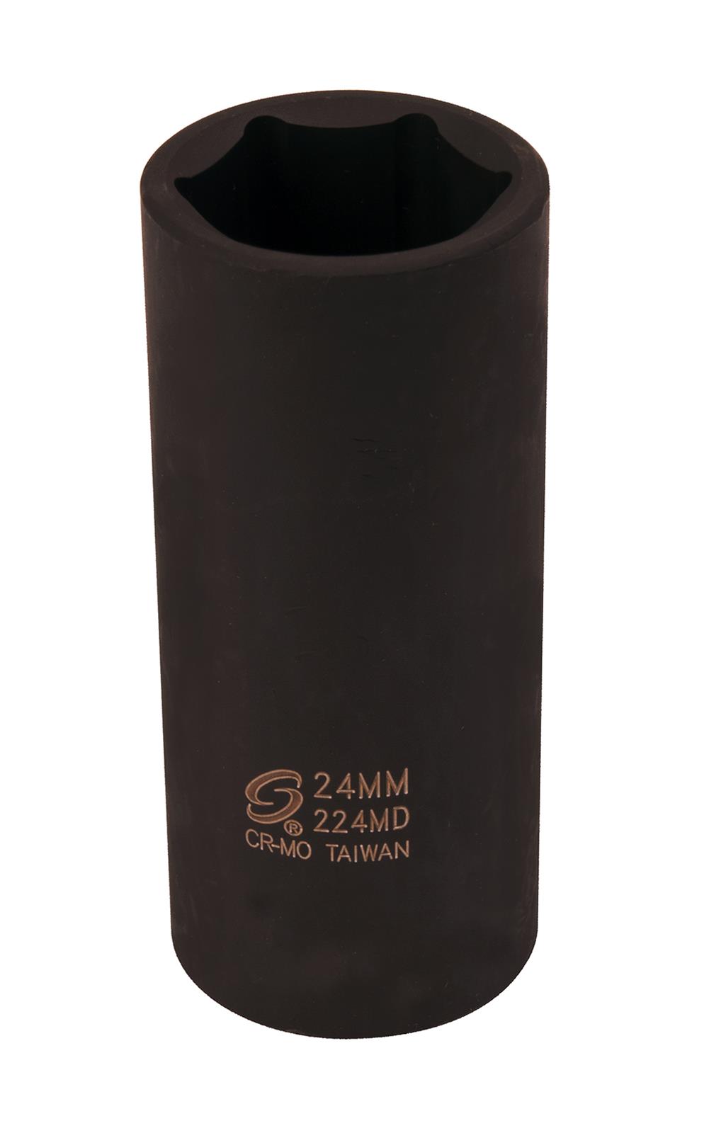 Sunex Tools 224MD - 1/2' Drive 24MM Deep Impact Socket