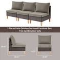 thumbnail image 6 of POCASSY Patio Accent Armless Chair with Cushions, 6 of 6