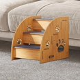 thumbnail image 4 of Wooden Pet Stairs for Small Dogs and Cats, 3 Levels, 4 of 5