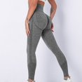 thumbnail image 4 of LEEy-World Compression Leggings for Women Women's High Waist Yoga Pants Tummy Control Workout Leggings Lifting Scrunch Booty Tights Grey,M, 4 of 4