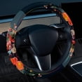 thumbnail image 2 of Floral Animal 14.5 Inch Printing PVC Leather Auto Accessories Car Wheel Cover Steering Wheel Covers, 2 of 6