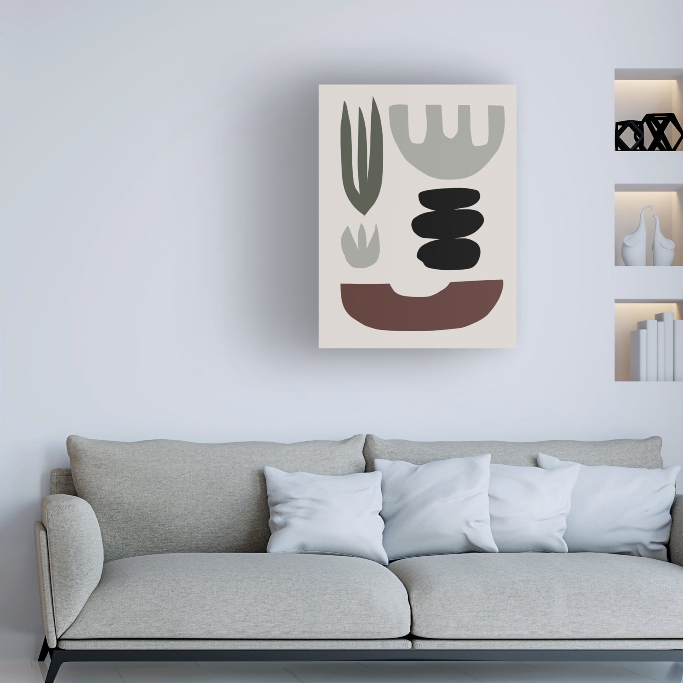 Trademark Fine Art Dan Hobday  Shapes Canvas Wall Art