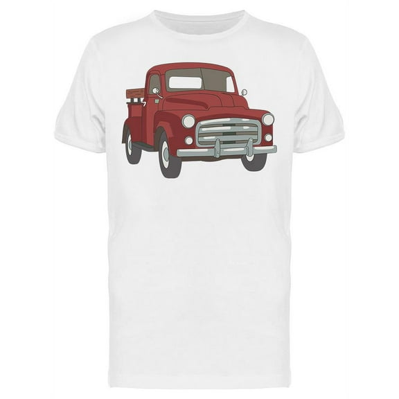 Red Classic Car T-Shirt Men -Image by Shutterstock, Male Small