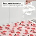 thumbnail image 5 of Yiaed Milk Tea Print Highly Absorbent Microfiber Kitchen Counter Mat, Dish Drying Pad for Dishes, Utensils, Pots and Pans, Large 18" x 24", 5 of 7