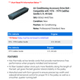 thumbnail image 2 of Air Conditioning Accessory Drive Belt - Compatible with 1976 - 1979 Cadillac Seville 5.7L V8 GAS 1977 1978, 2 of 2