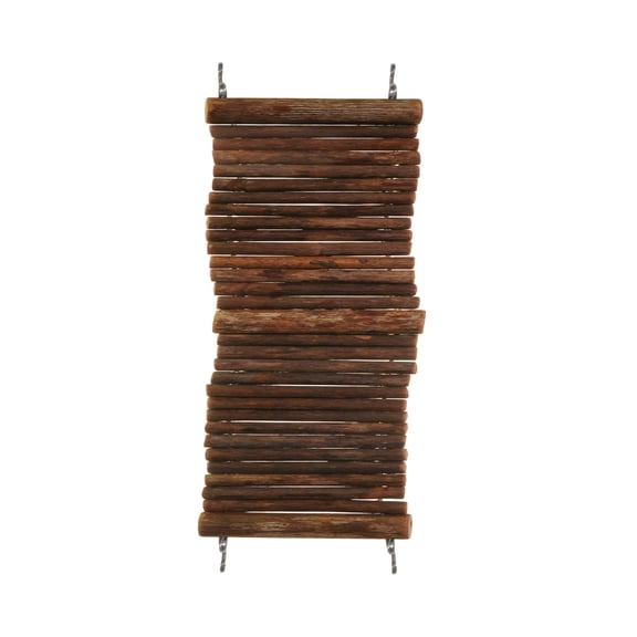 Prevue Pet Products Natural Wonder Walk Ladder - Small Hanging Wooden & Wire Activity Ladder Toy for Small Birds, Gerbils, Hamsters & Mice, Bendable Cage Accessories for Enrichment & Foot Exercise