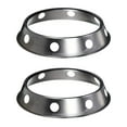 thumbnail image 1 of 2X Universal Wok Pan Support Rack Stand Wok Ring/Metallic Round Bottom Universal Size for Gas Stove Fry Pans, 1 of 4
