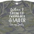 thumbnail image 4 of Inktastic Future Sailor Like Daddy Boys Baby Bodysuit, 4 of 5